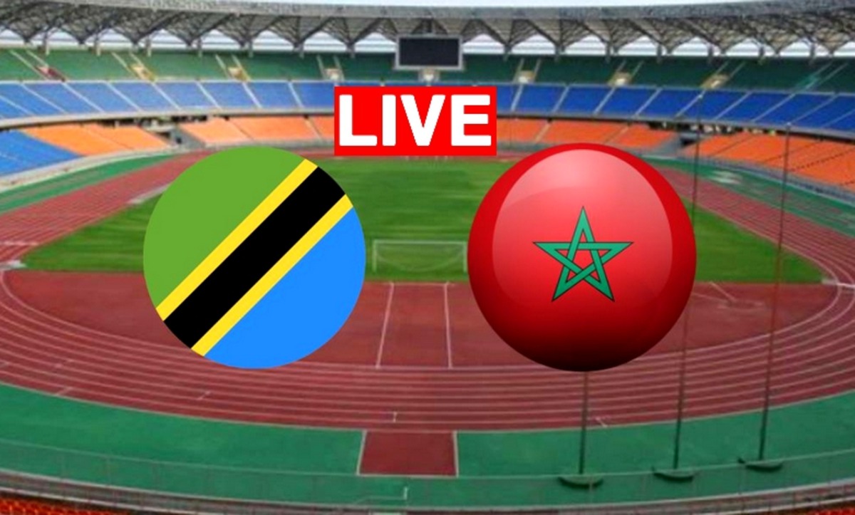 مباراة المغرب و تنزانيا
